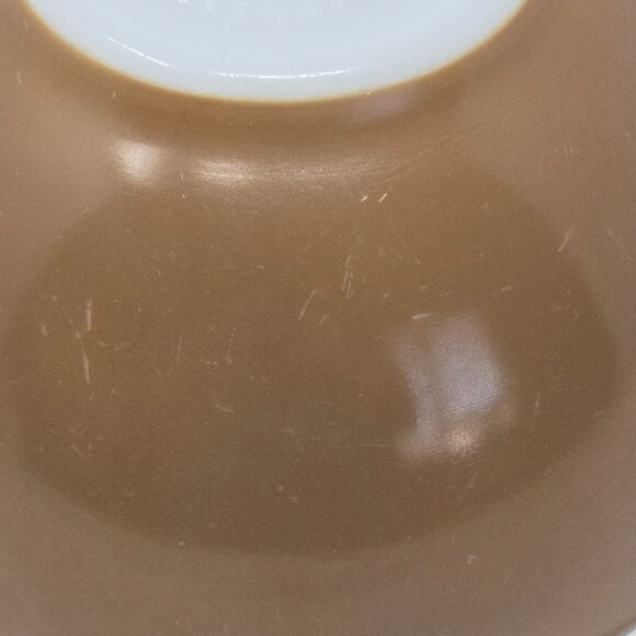 Vintage Pyrex 441 Cinderella Brown Town and Country Mixing Bowl 1.5 Pint - Picture 11 of 14